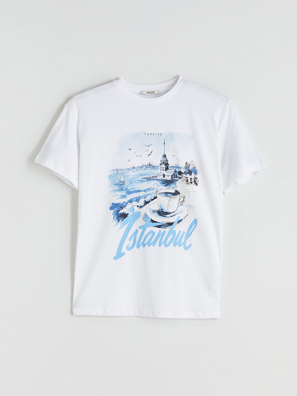 XSIDE Woman WHITE T-Shirt -S5S769Z8-Q6K