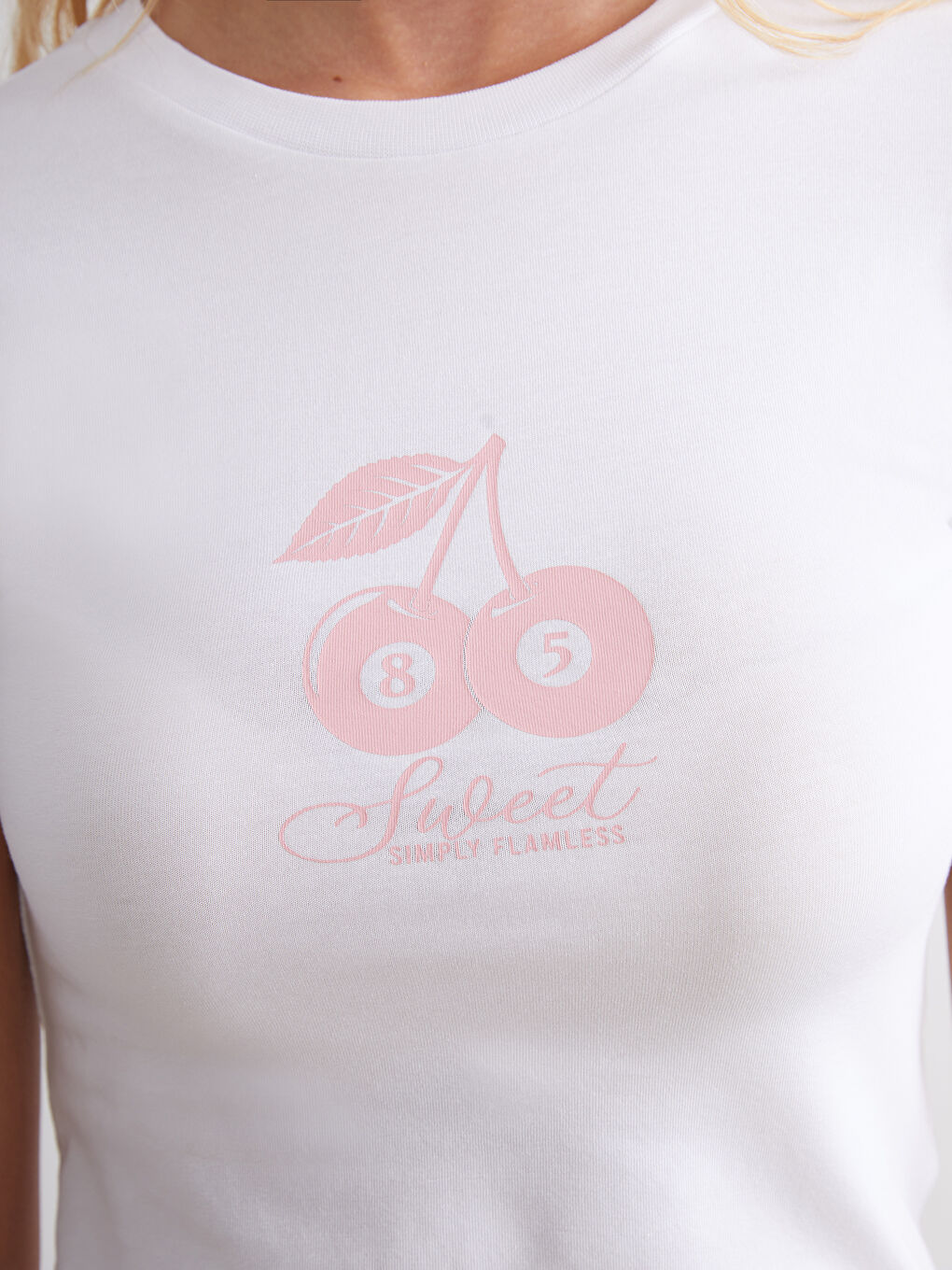 XSIDE Crew Neck Printed Women's T-Shirt -S5S770Z8-Q6K