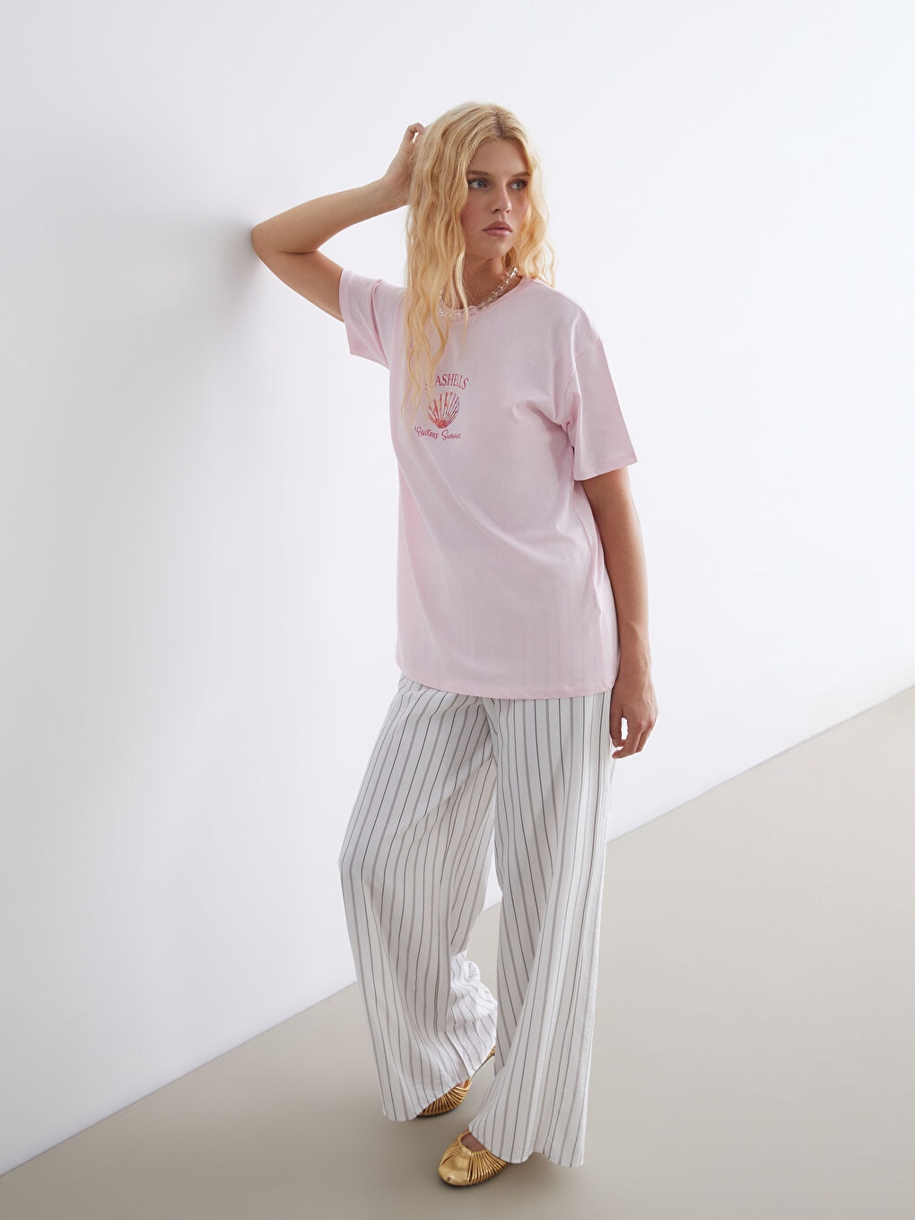 XSIDE Crew Neck Printed Women's T-Shirt -S5S774Z8-YFZ