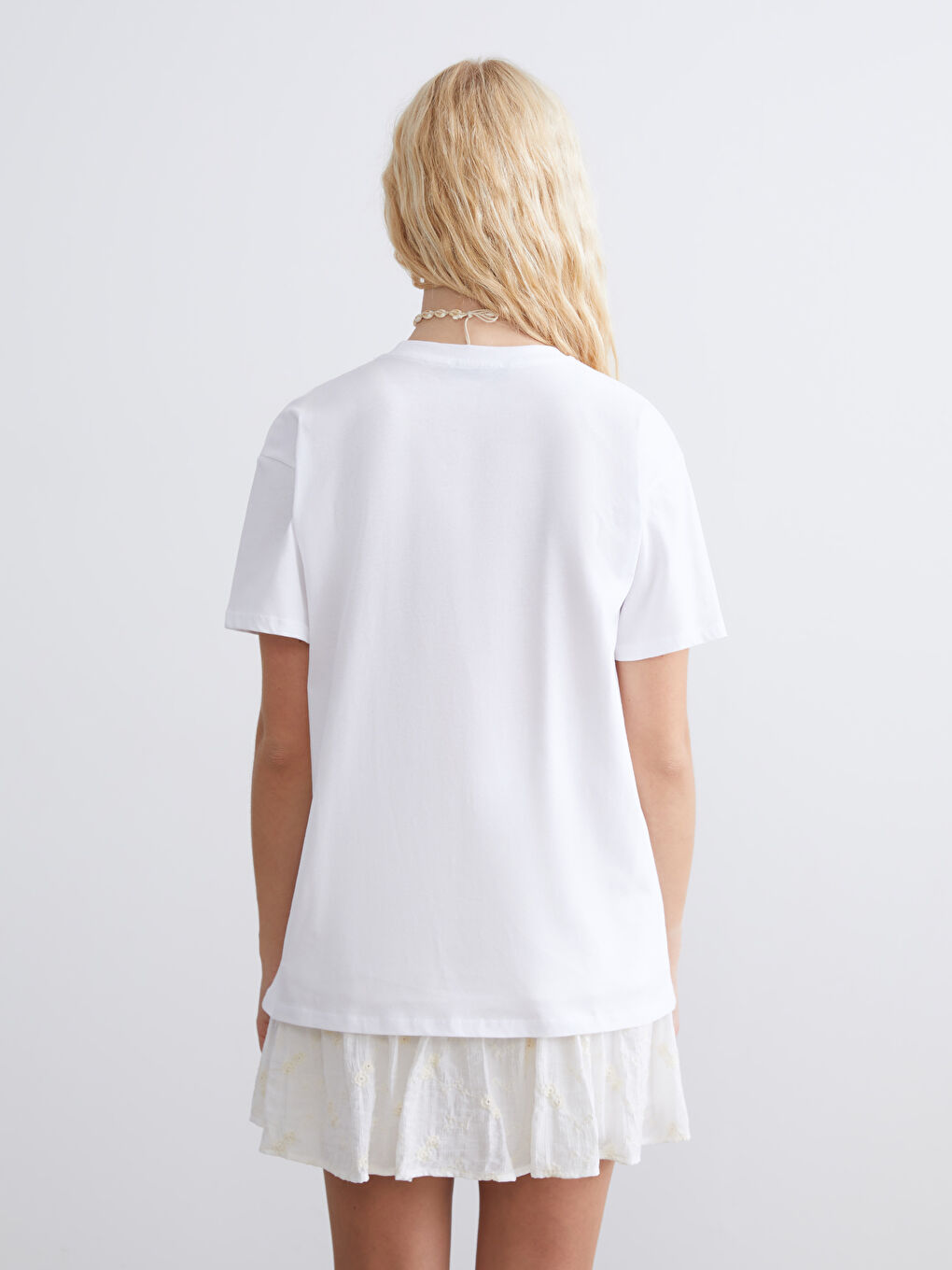 XSIDE Crew Neck Italy Printed Women's T-Shirt -S5S775Z8-Q6K