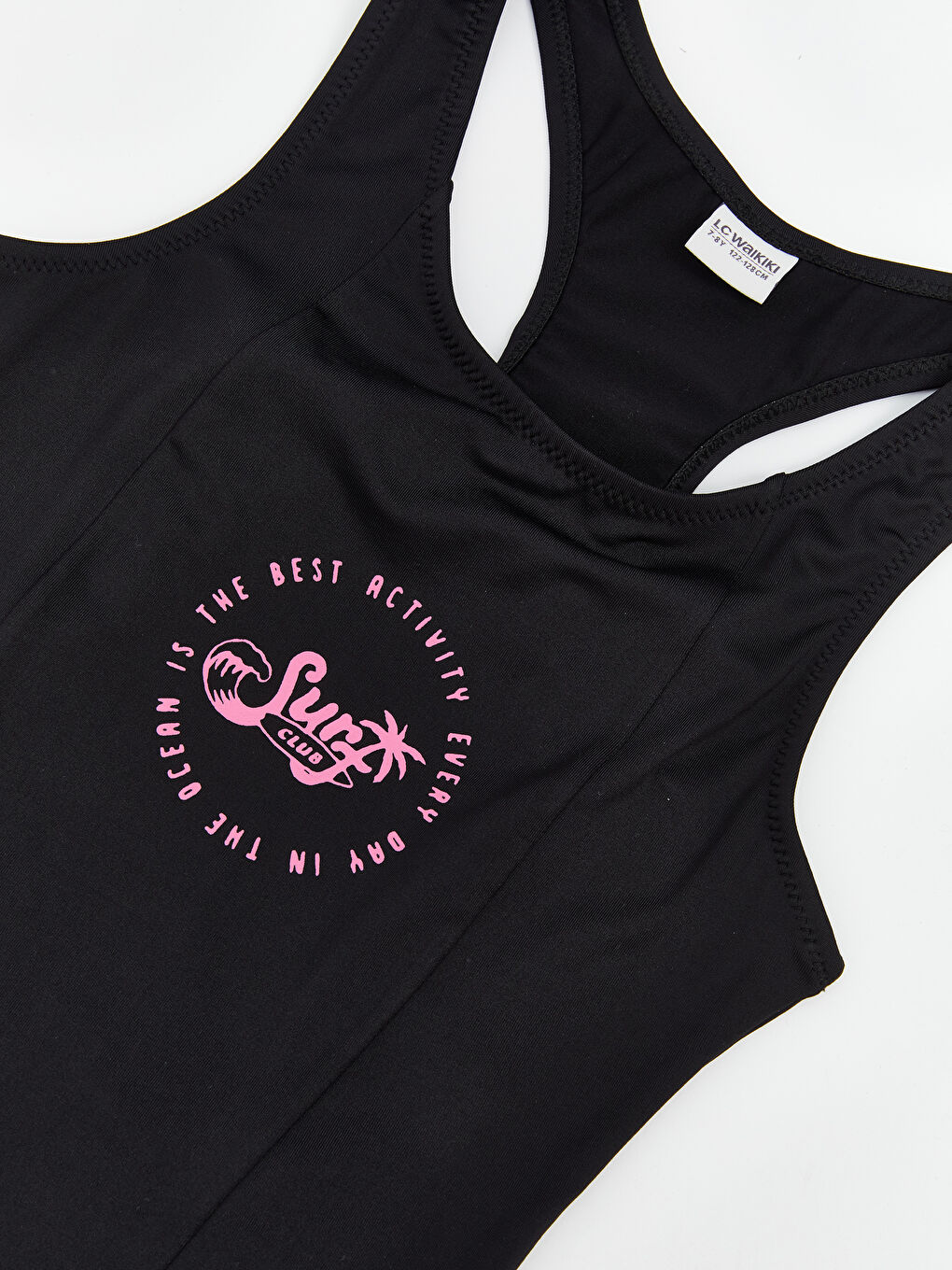 Siyah Hızlı Kuruyan UV Korumalı Kız Çocuk Mayo-2