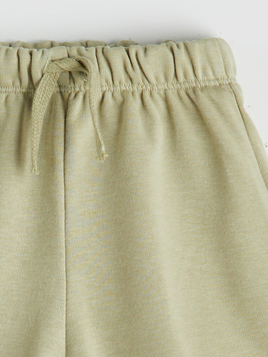 Haki Beli Lastikli Erkek Bebek Şort-1