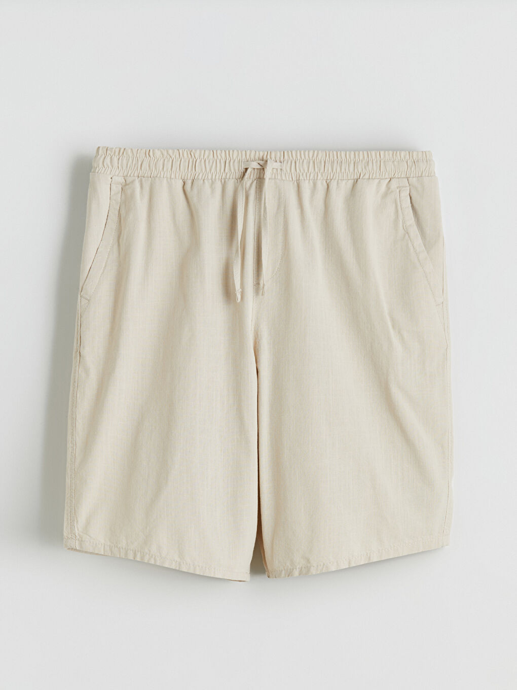 Gri Standart Kalıp Erkek Şort-4