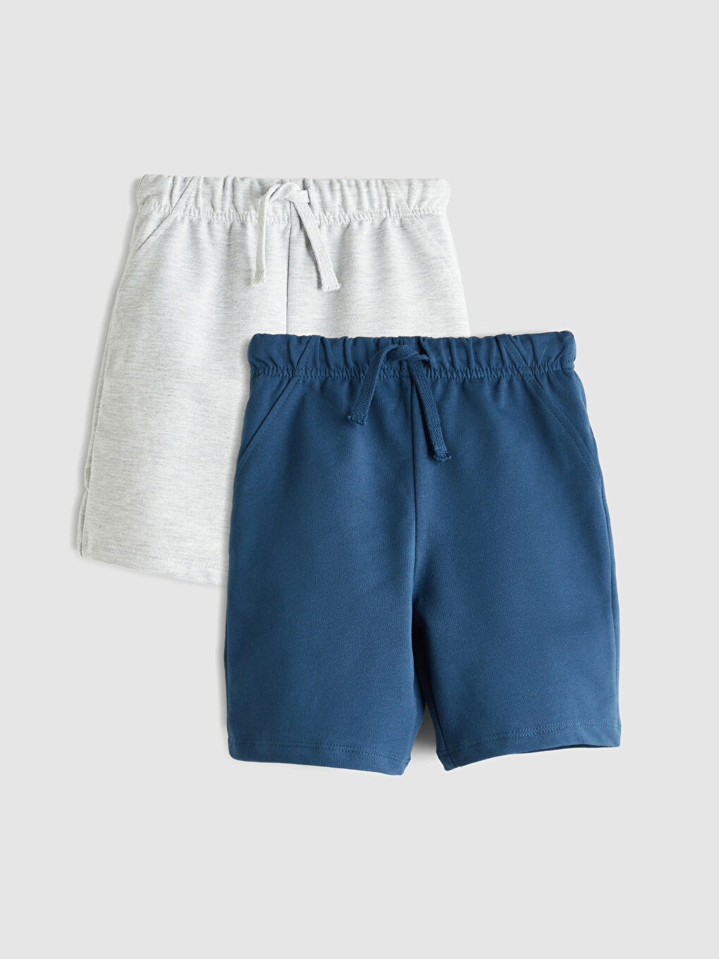 LCW Kids Elasticated Waist Basic Boys' Shorts 2 Pack -S5S837Z1-HSD