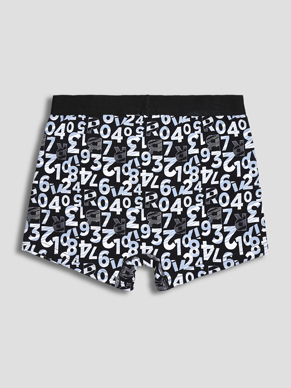 سراويل بوكسر قطن مطاطي بقصة عادية للرجال - ٣ قطع-4