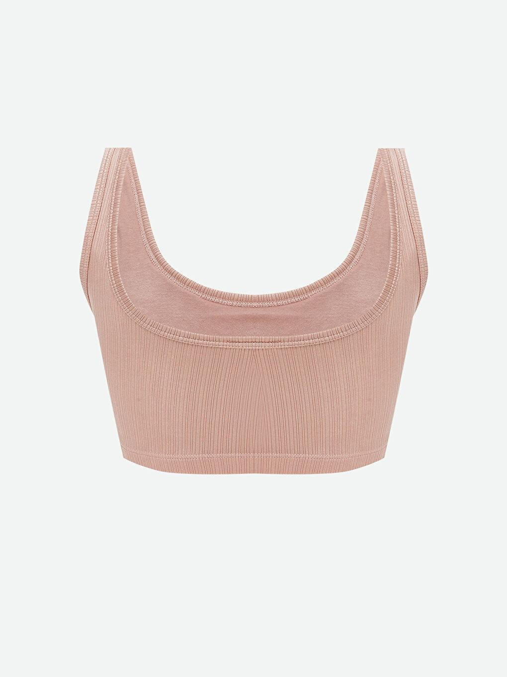 Pembe Balensiz Dolgusuz Düz Büstiyer-1