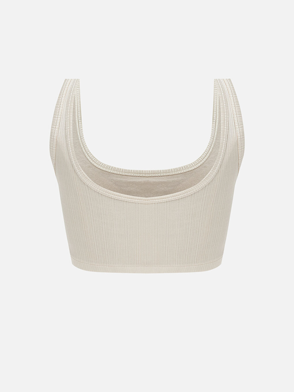 Bej Balensiz Dolgusuz Düz Büstiyer-1