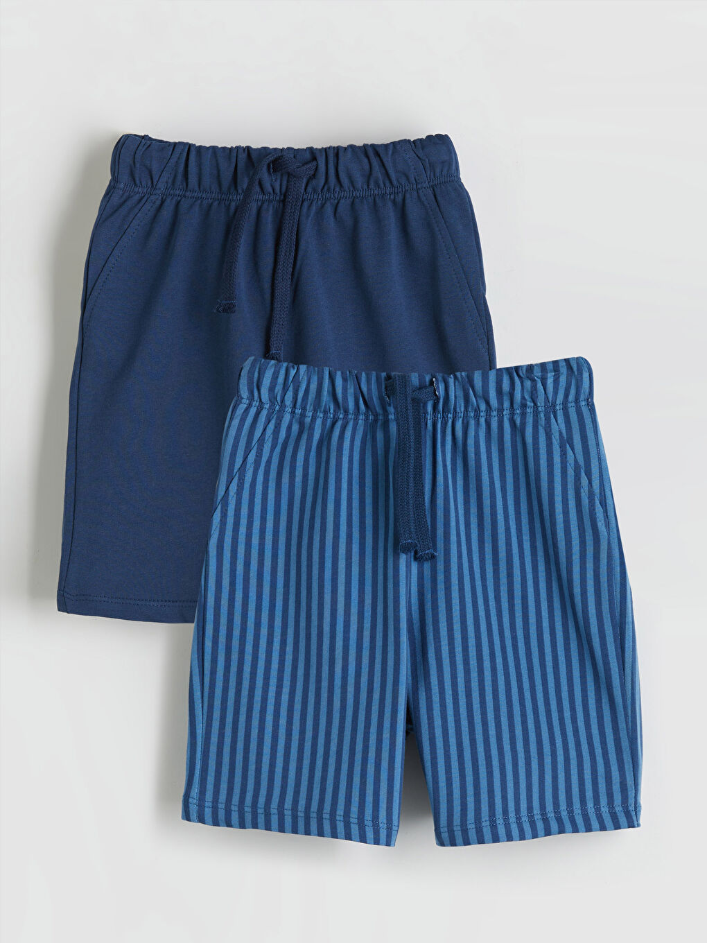 LCW Kids Elasticated Waist Boys' Shorts 2 Pack -S5S877Z1-HSD