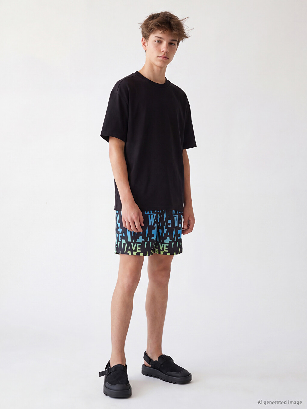 Quick-drying Uv Protective Boys' Swim Shorts