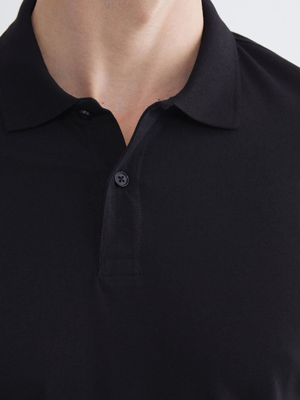 Polo Neck Jersey Men's T-Shirt-2