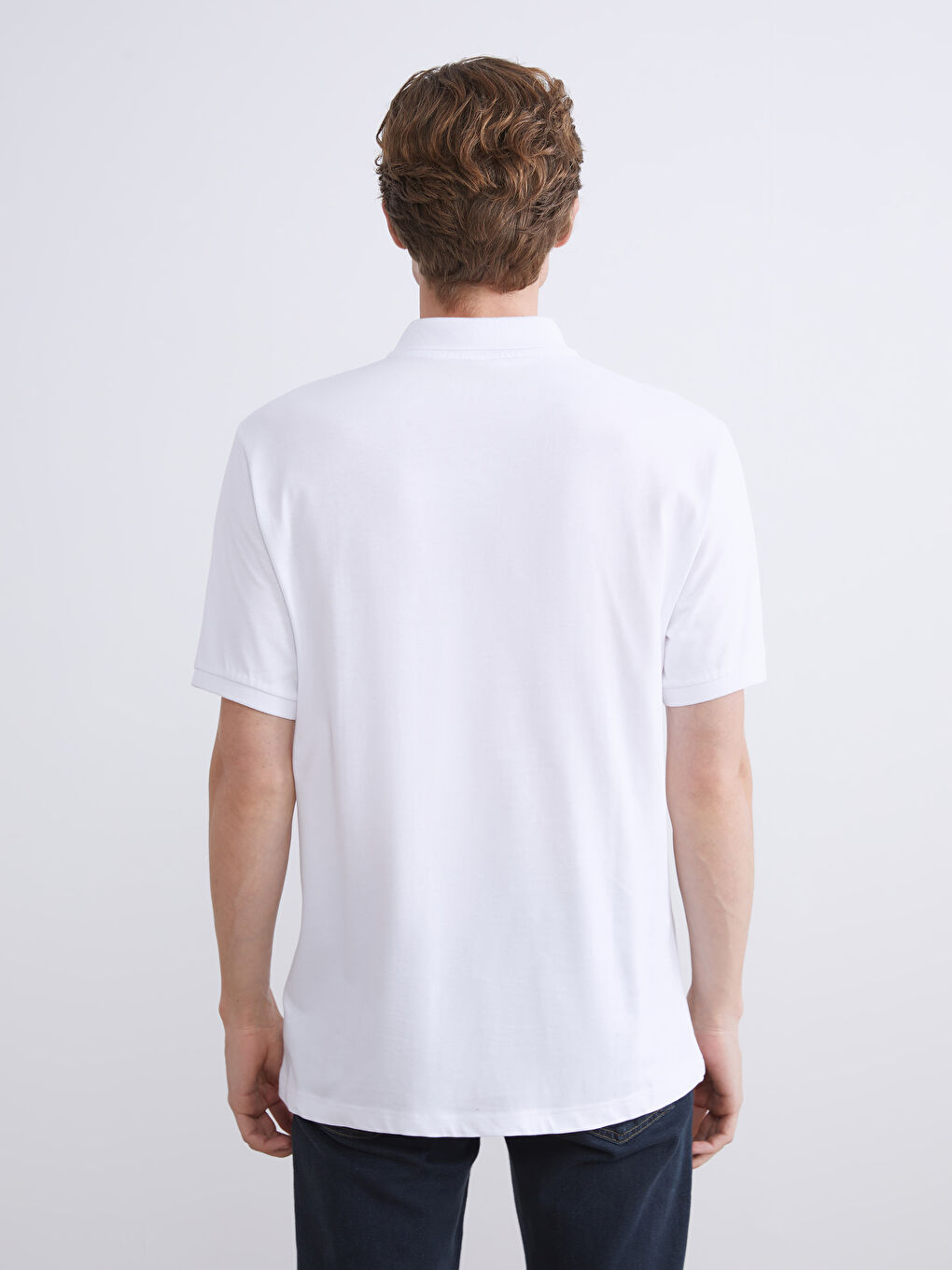 პოლო საყელო ჟერსის მაისური მამაკაცებისთვის-3