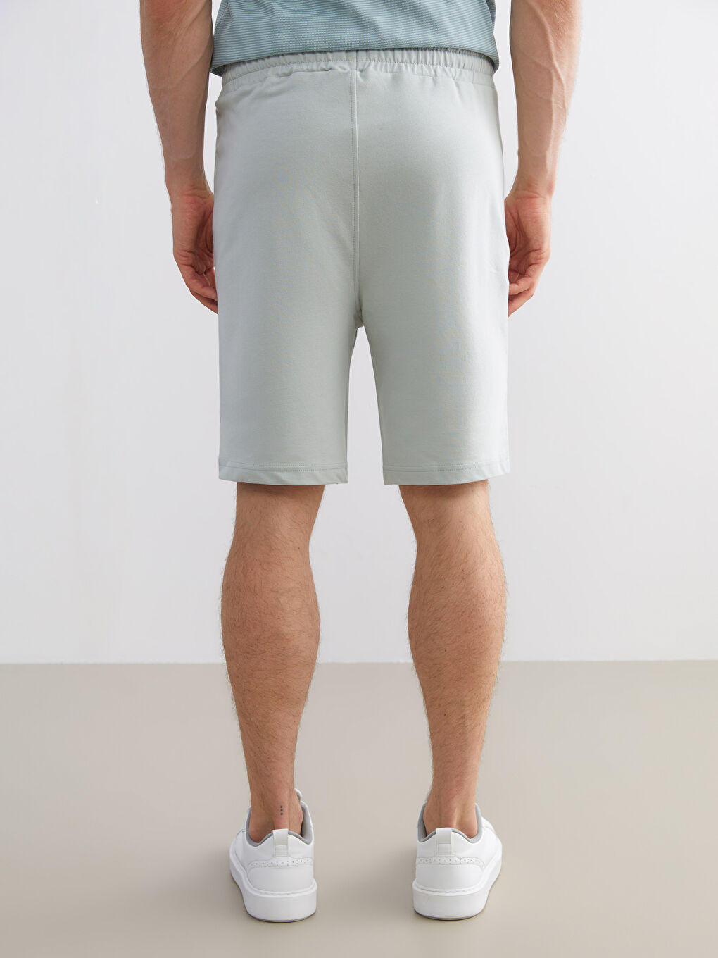 Yeşil Standart Kalıp Erkek Şort-3