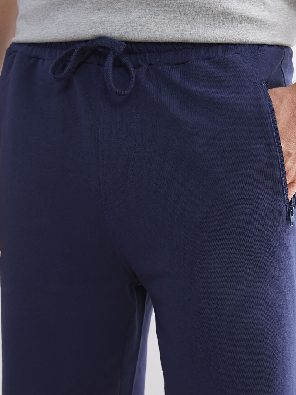 Lacivert Standart Kalıp Erkek Şort-2