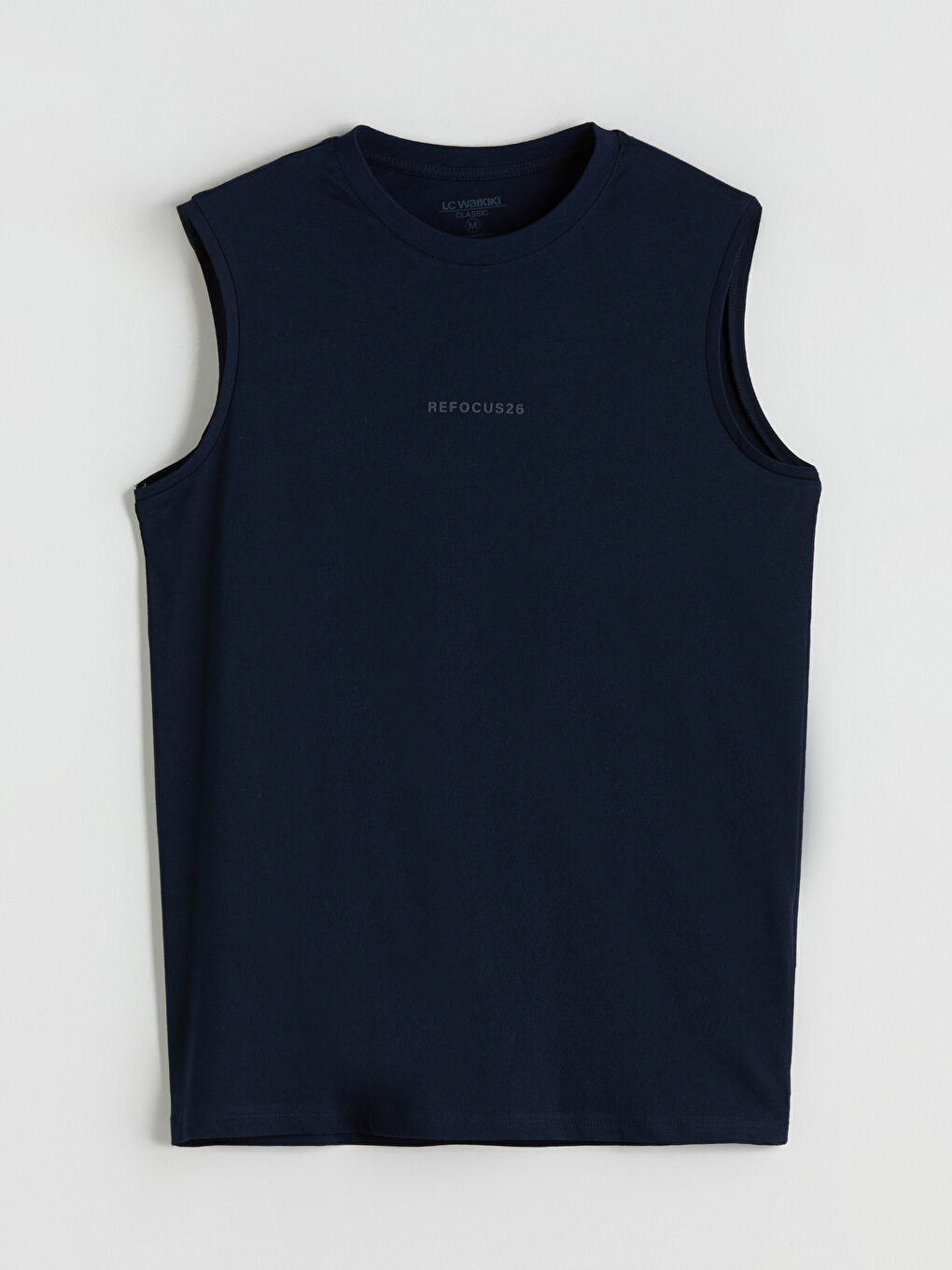 LCWAIKIKI Classic Crew Neck Printed Men's Sleeveless T-Shirt -S5S891Z8-DWP