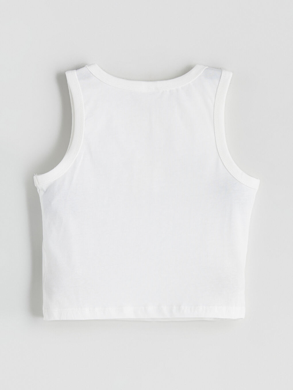 Ekru Bisiklet Yaka Kız Çocuk Pijama Üst-2