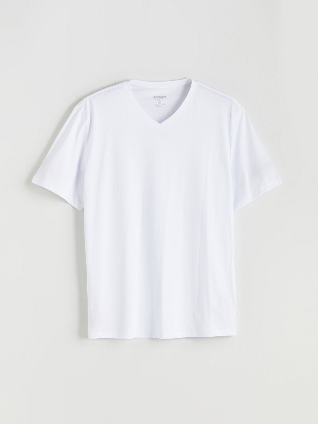 Siyah V Yaka Penye Erkek Tişört 3'lü Paket-13