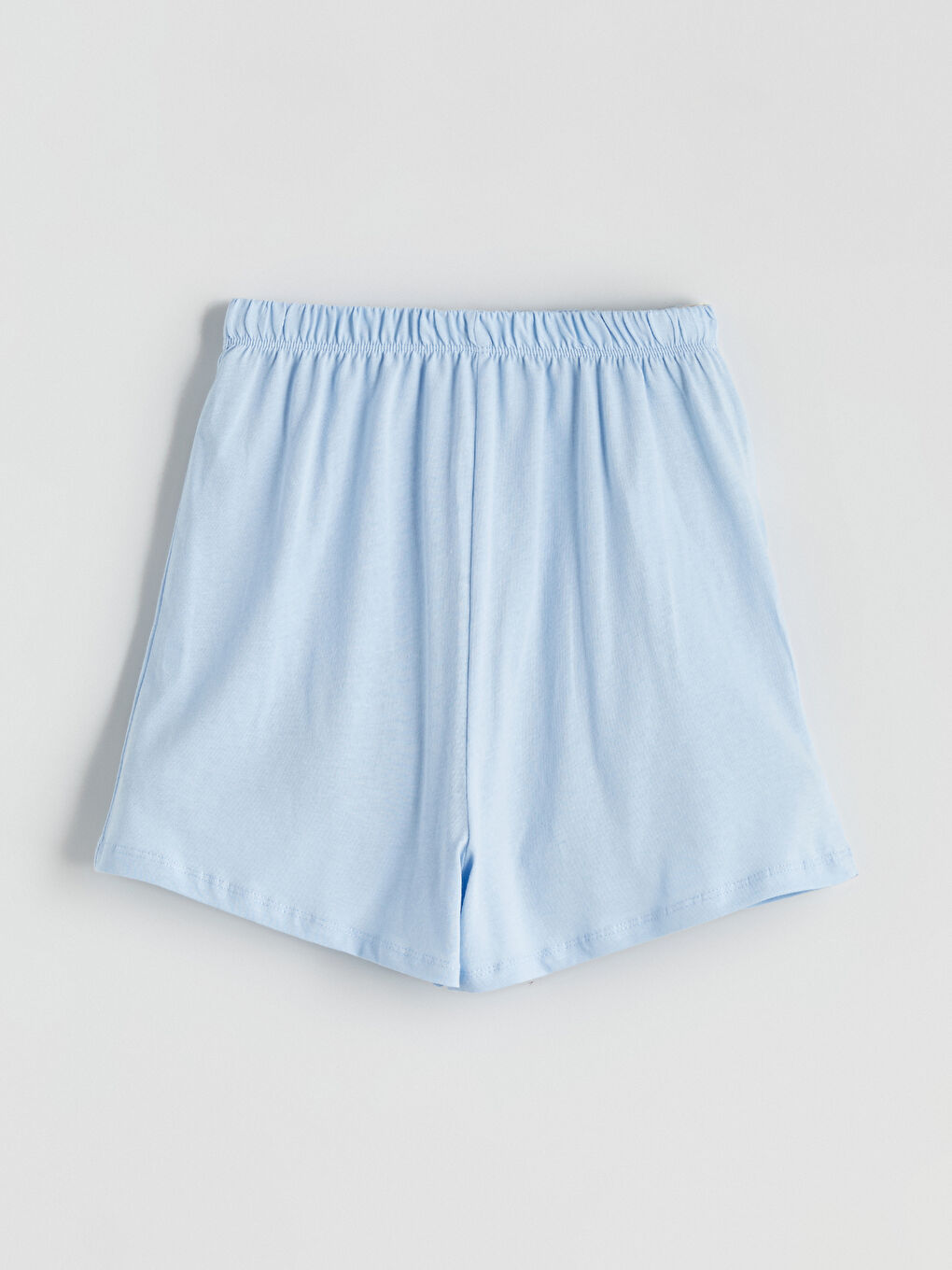 LCW Kids Crew Neck Girls' Shortie Pyjama Set -S5S912Z4-FDU