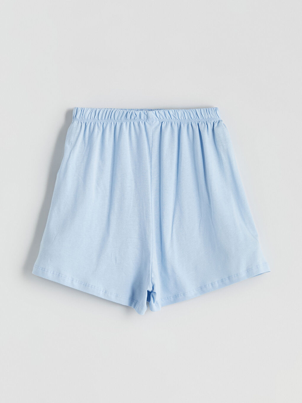 LCW Kids Crew Neck Girls' Shortie Pyjama Set -S5S912Z4-FDU