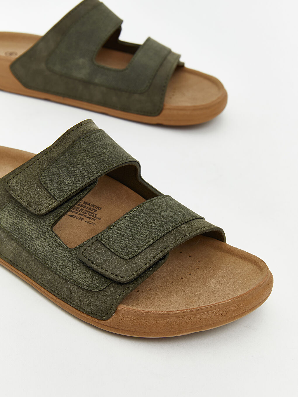 LCW STEPS Double-Strap Velcro Men's Slippers -S5S915Z8-10O