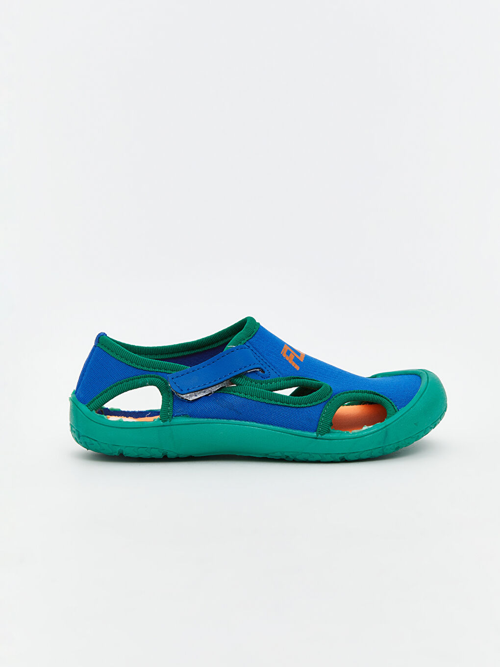 Mavi Cırt Cırtlı Erkek Bebek Sandalet-1