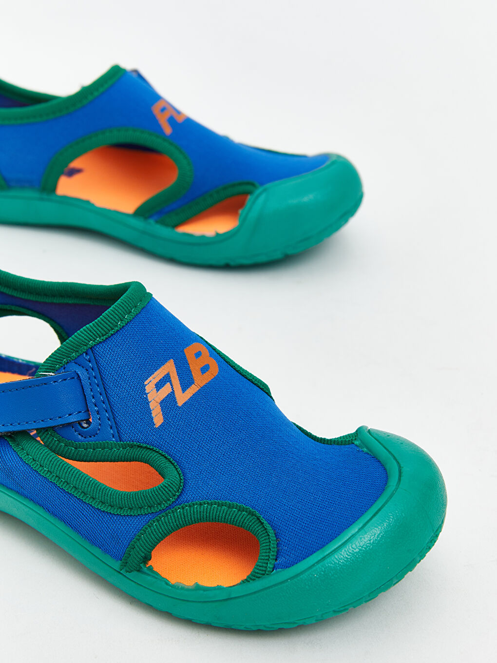 Mavi Cırt Cırtlı Erkek Bebek Sandalet-2