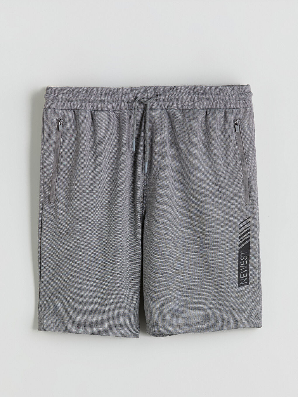 Gri Standart Kalıp Erkek Şort-4