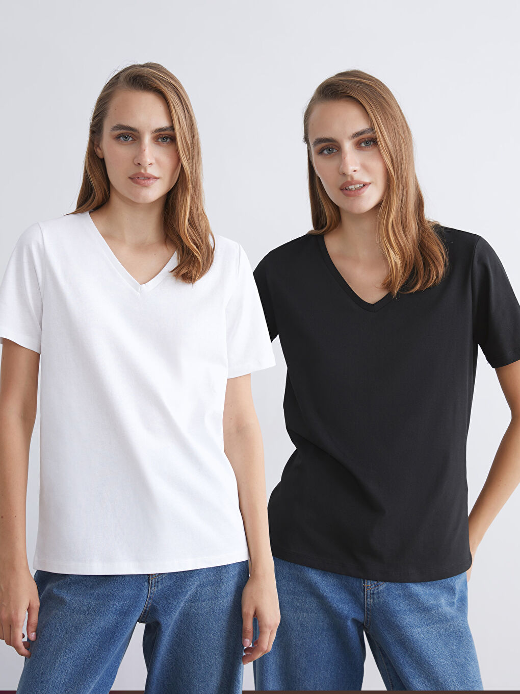 LCW ECO Woman WHITE T-Shirt -S5S925Z8-ZUX