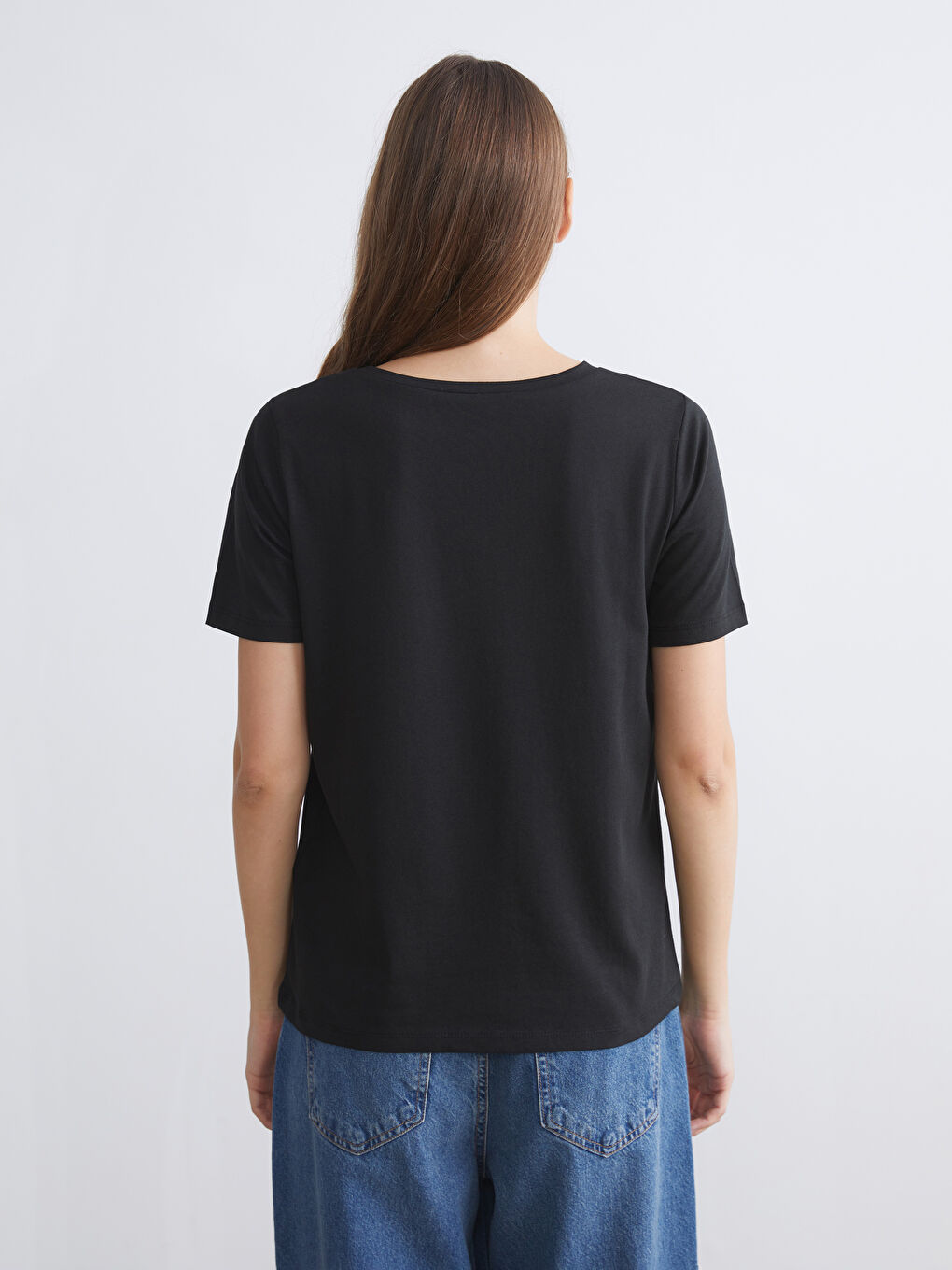 LCW ECO Woman WHITE T-Shirt -S5S925Z8-ZUX