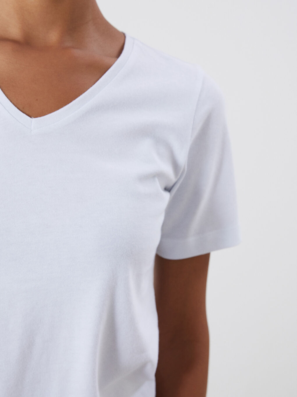 LCW ECO Woman WHITE T-Shirt -S5S925Z8-ZUX