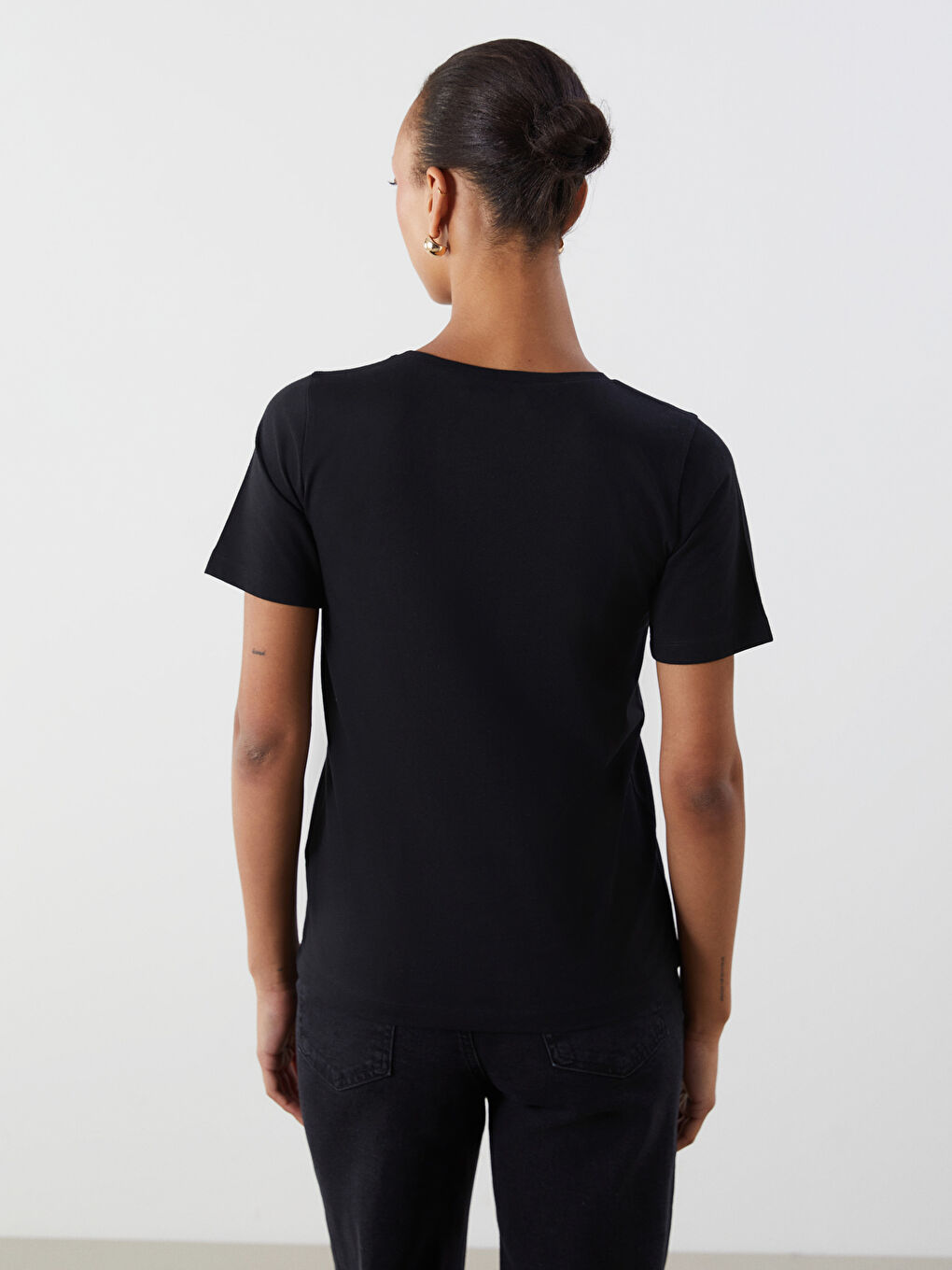 LCW ECO Woman WHITE T-Shirt -S5S925Z8-ZUX
