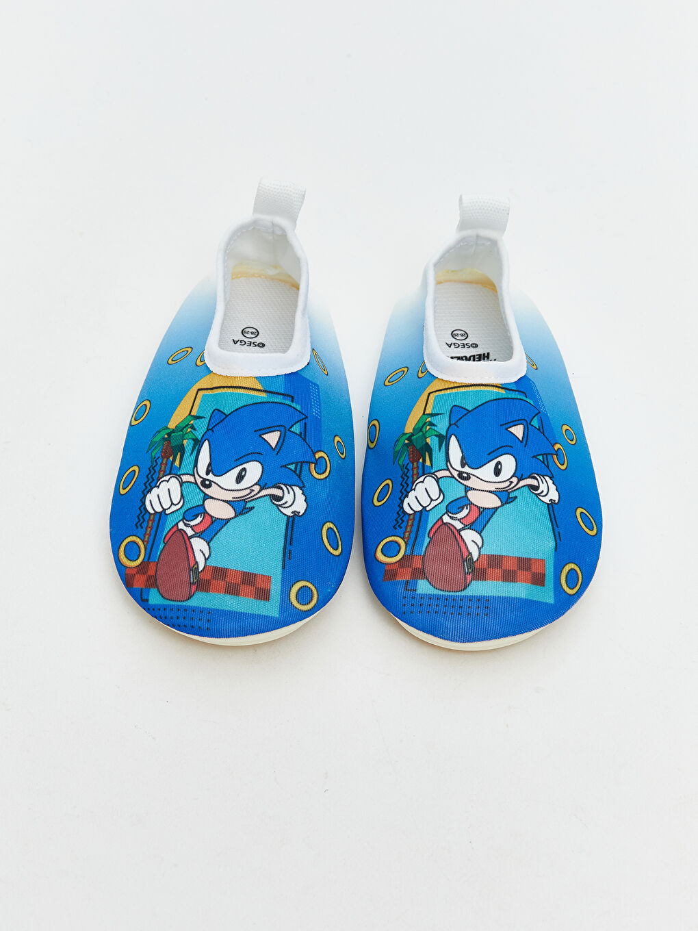 Mavi Sonic Baskılı Erkek Çocuk Deniz Ayakkabısı-2