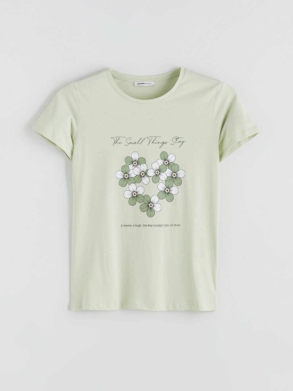 LCWAIKIKI Classic Crew Neck Printed Women's T-Shirt -S5S958Z8-G2G