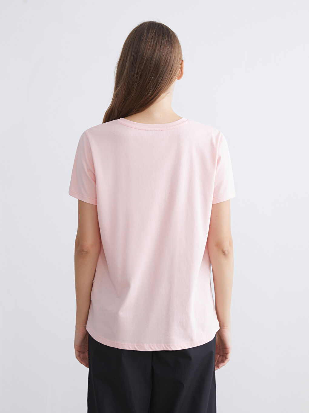 LCWAIKIKI Classic Crew Neck Floral Women's T-Shirt -S5S960Z8-G21