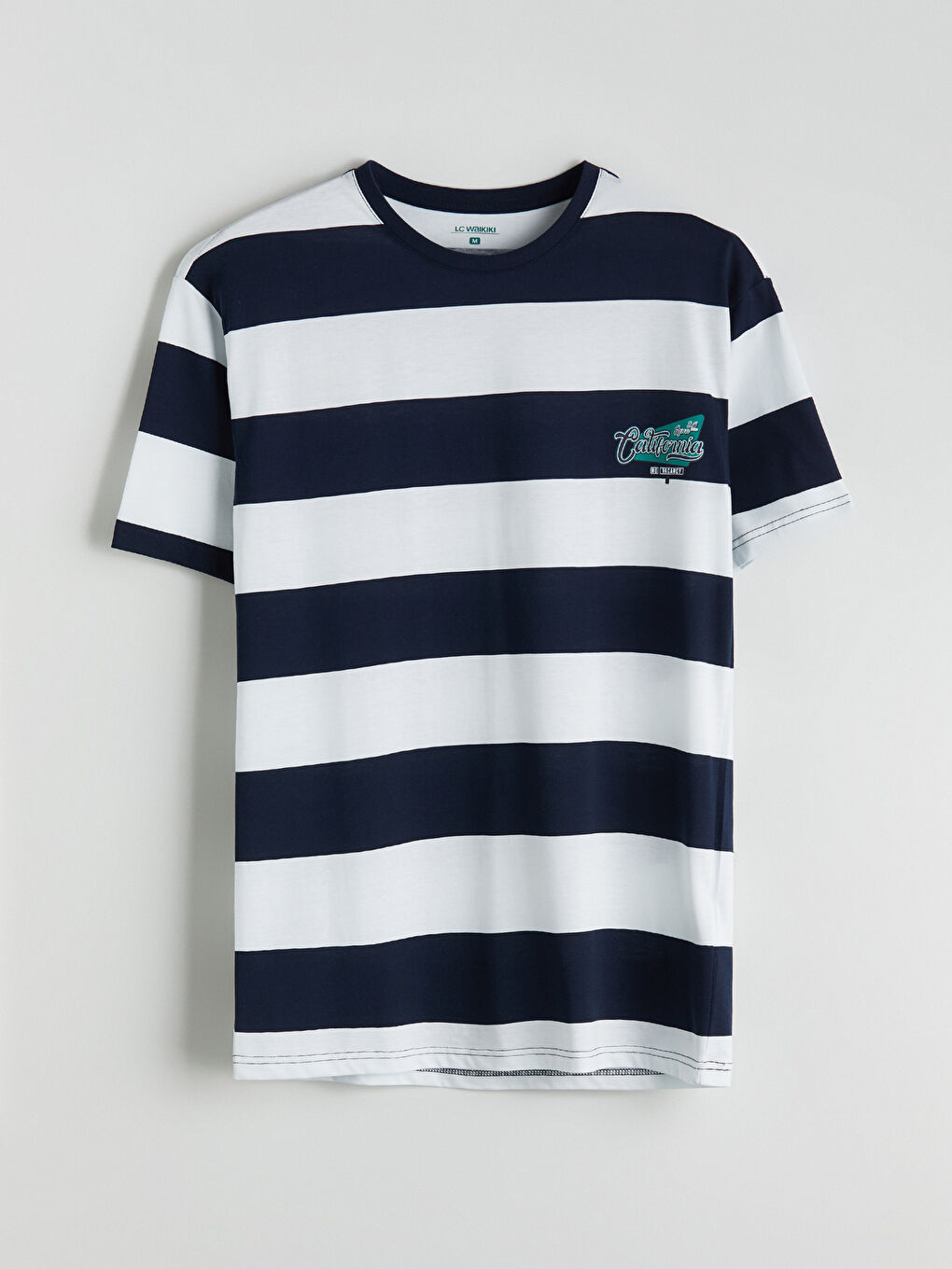 Lacivert Standart Kalıp Erkek Şortlu Pijama Takımı-5