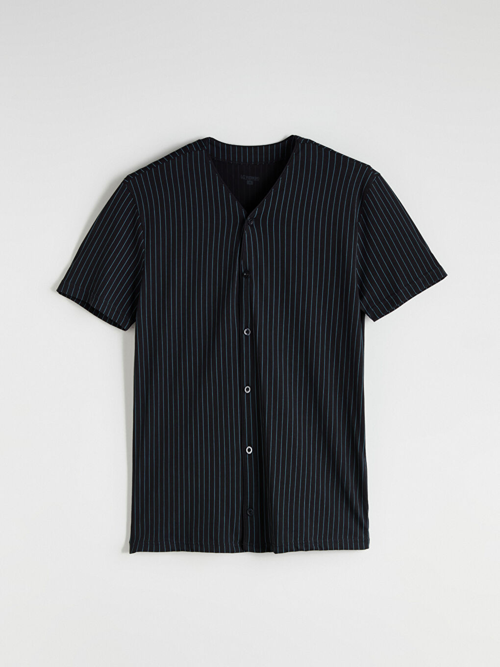 Siyah Standart Kalıp Erkek Pijama Takımı-5