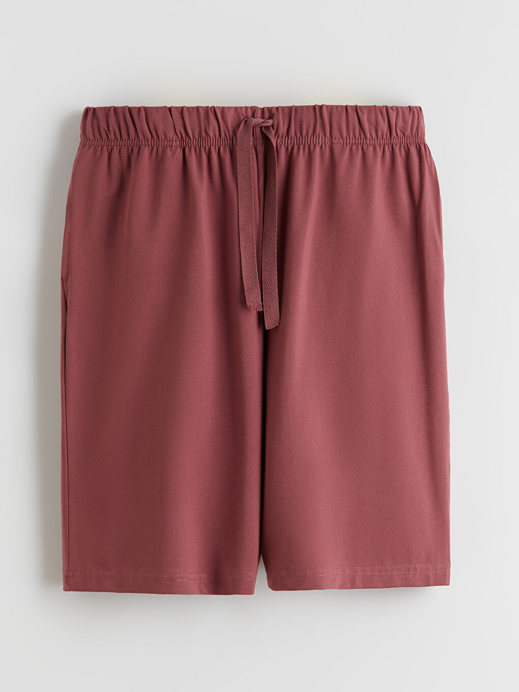 Pembe Standart Kalıp Erkek Şortlu Pijama Takımı-7