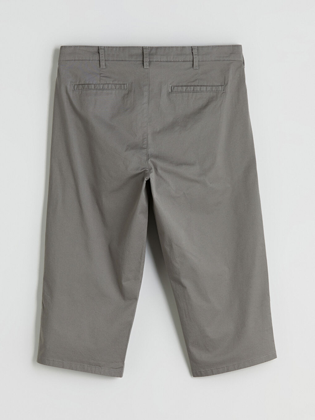 Haki Standart Kalıp Erkek Şort-5