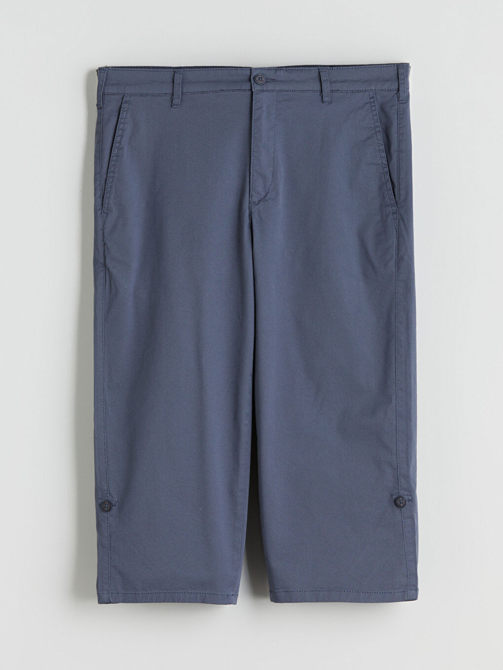 İndigo Standart Kalıp Erkek Şort-4