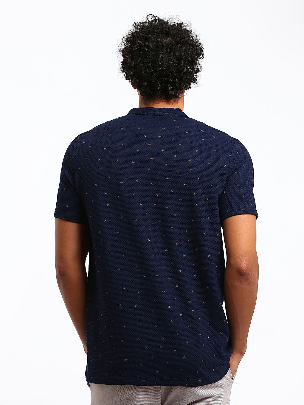 Grandad Collar Men's T-Shirt-4