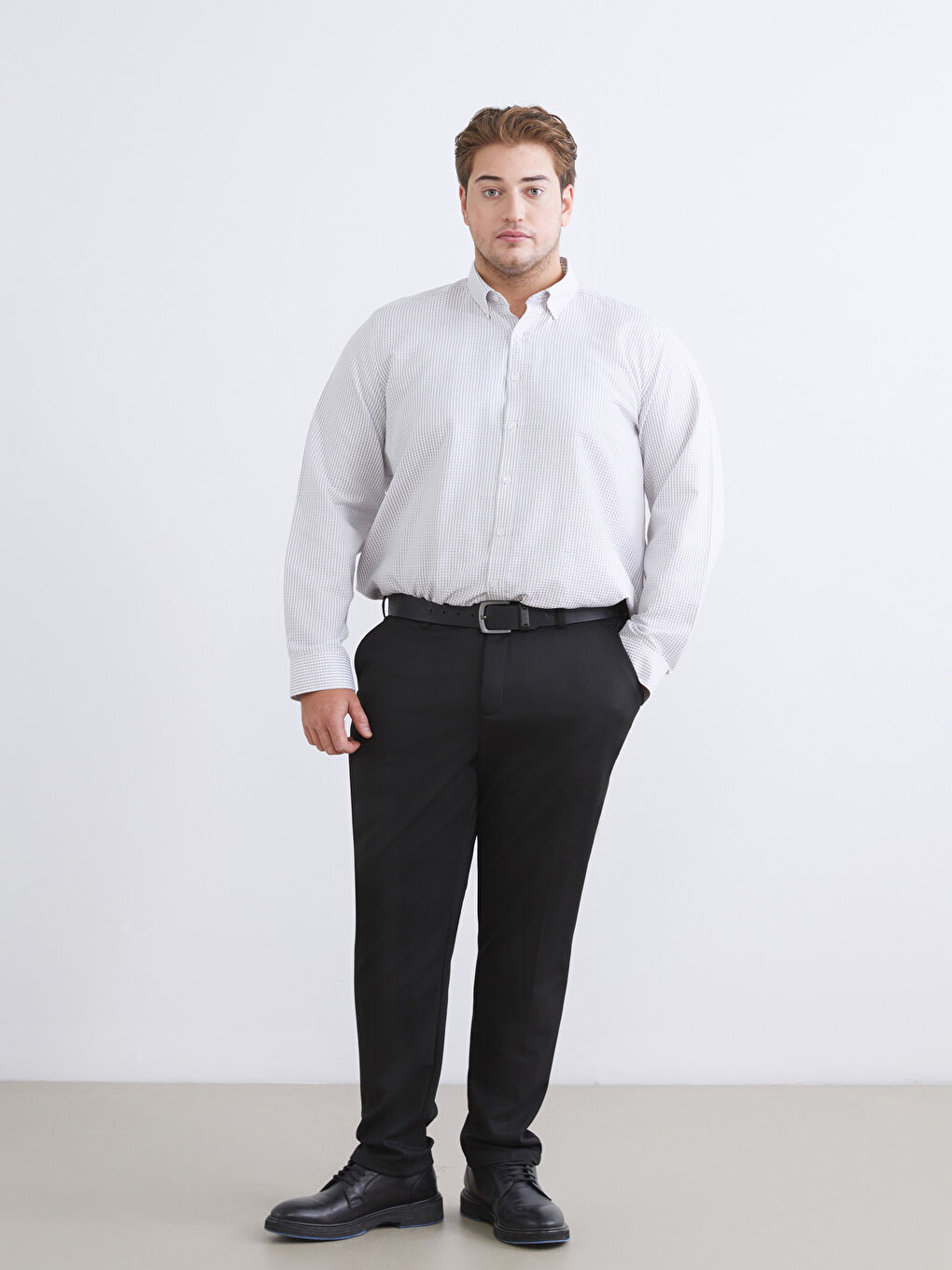 Siyah Dar Kalıp Erkek Chino Pantolon