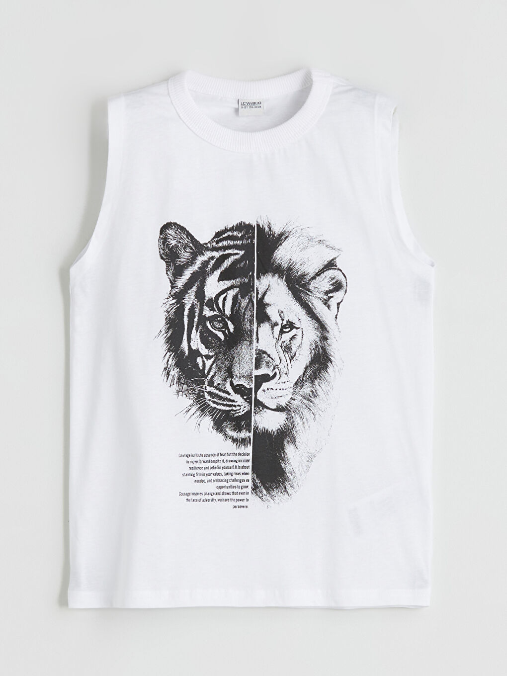 LCW Kids Crew Neck Printed Boys' Vest -S5SA84Z4-Q6K