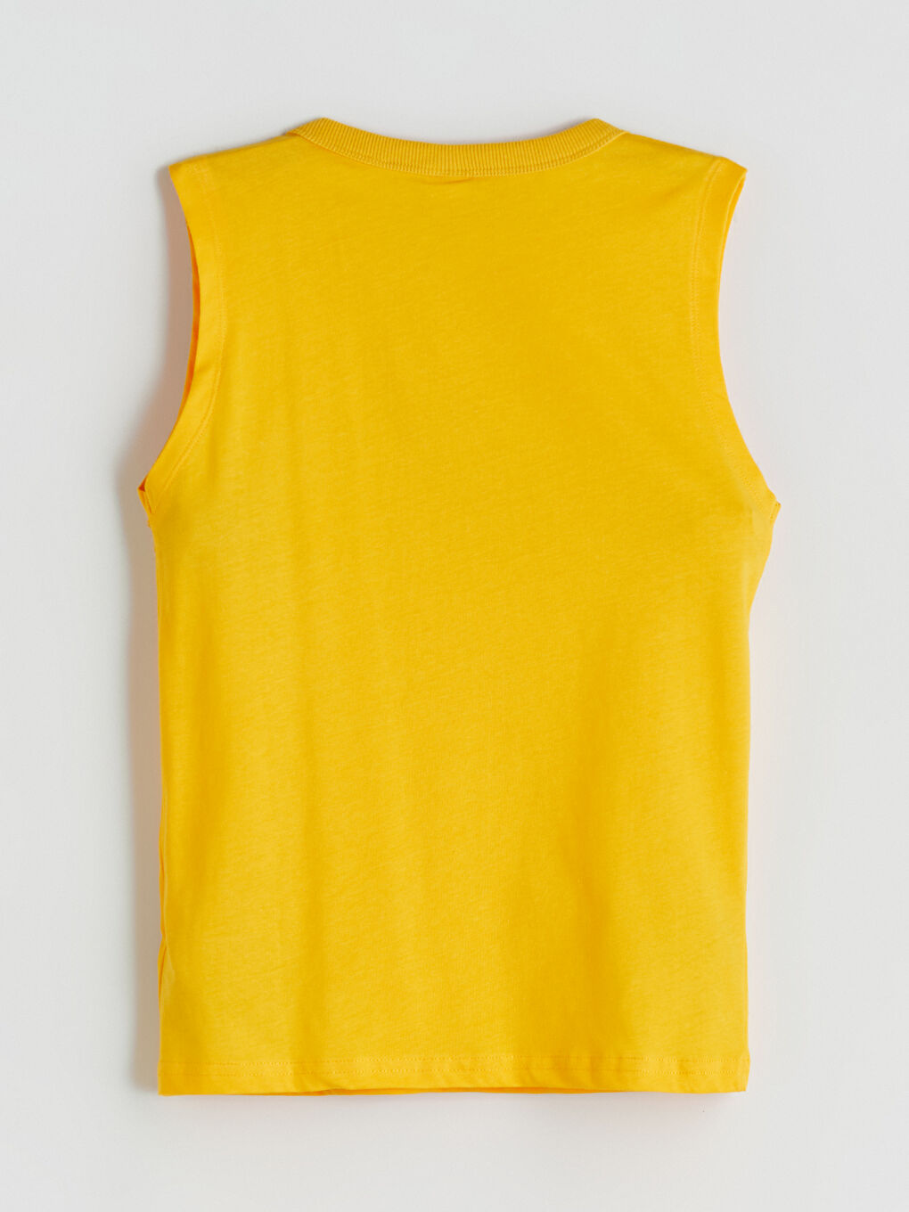 Sarı Bisiklet Yaka Baskılı Erkek Çocuk Atlet-2