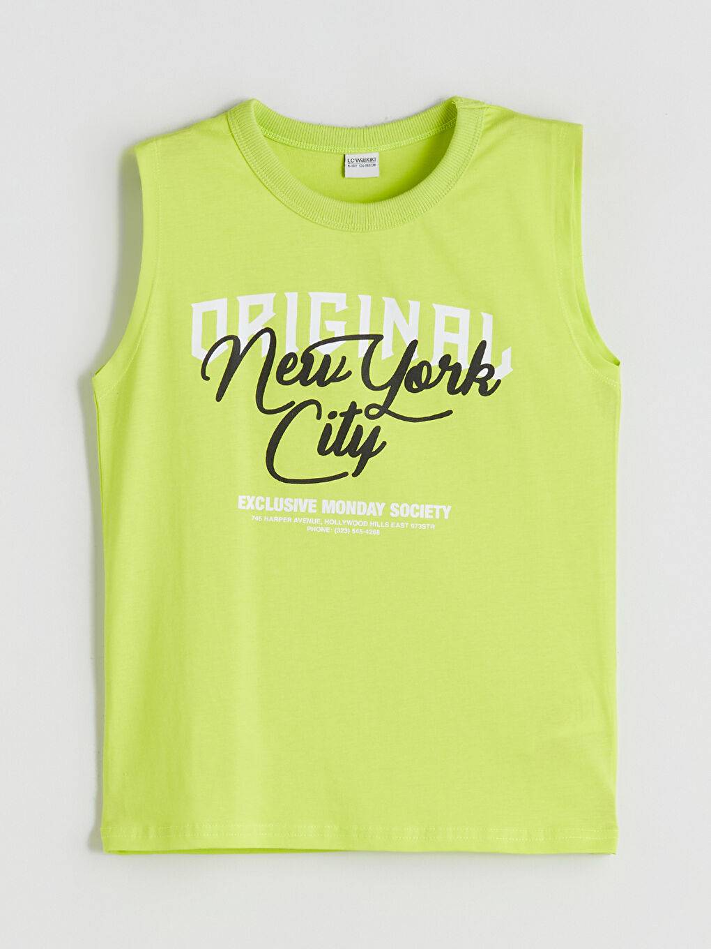 LCW Kids Crew Neck Printed Boys' Vest -S5SA89Z4-JSZ