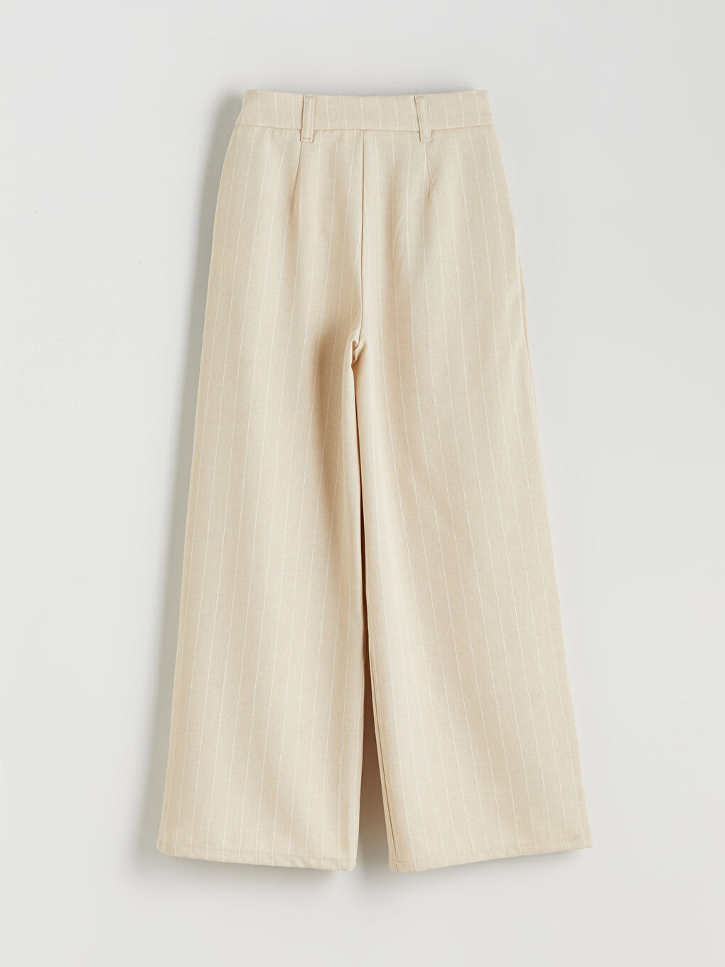 Yeşil Wideleg Pileli Kız Çocuk Pantolon-1