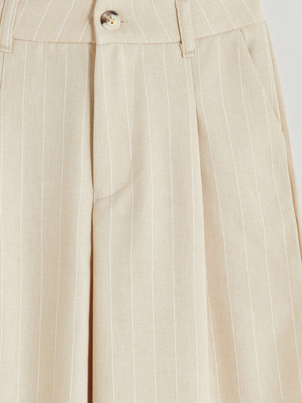 Yeşil Wideleg Pileli Kız Çocuk Pantolon-2