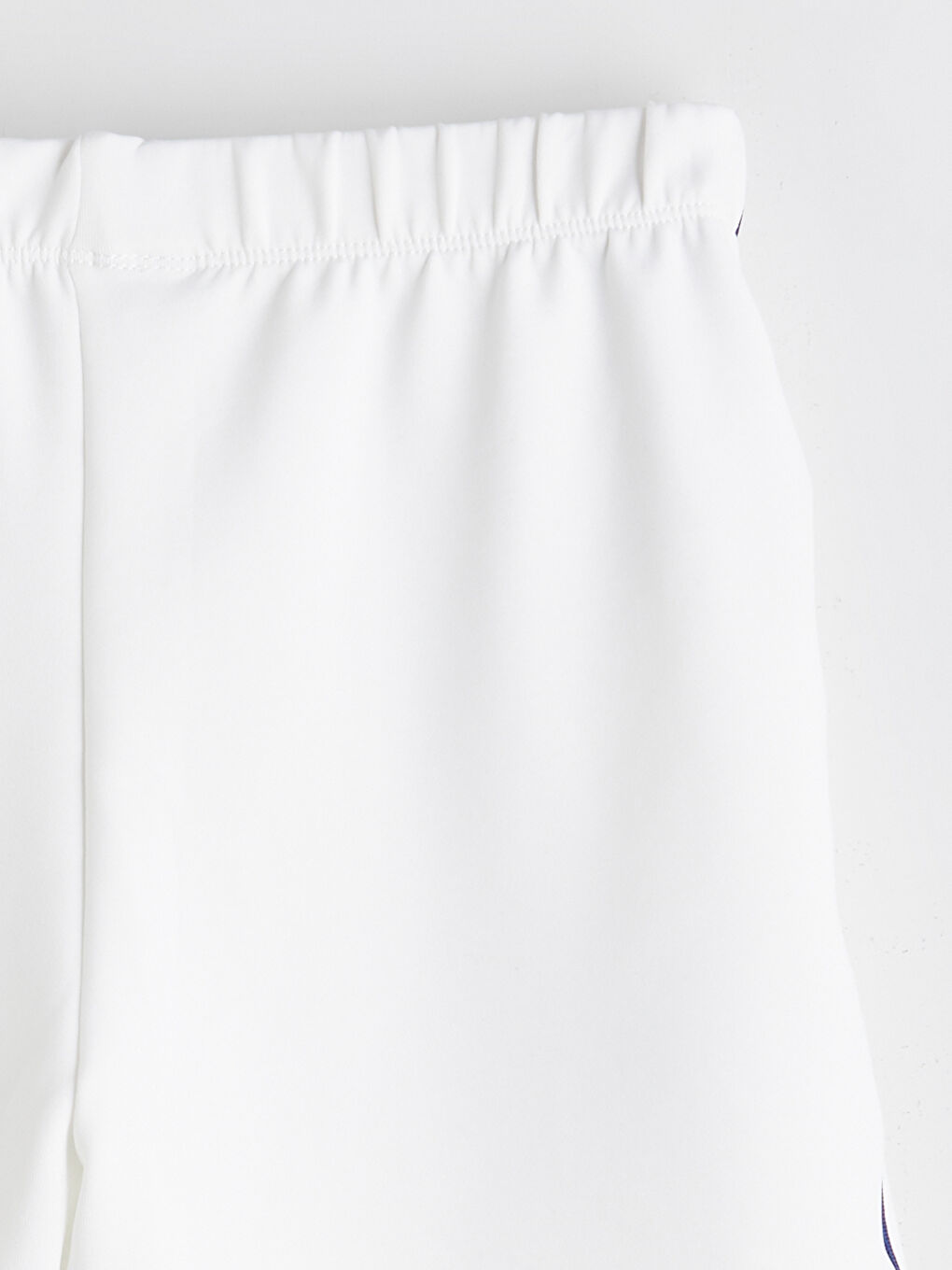 Ekru Beli Lastikli Kız Çocuk Şort-1