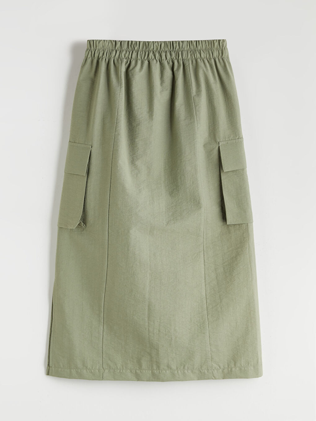 LCW Kids Girls' Cargo Skirt with Elastic Waist -S5SB10Z4-8U5