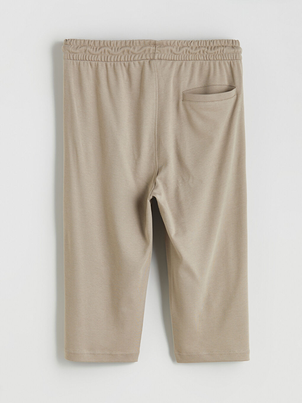 Bej Standart Kalıp Erkek Şort-5