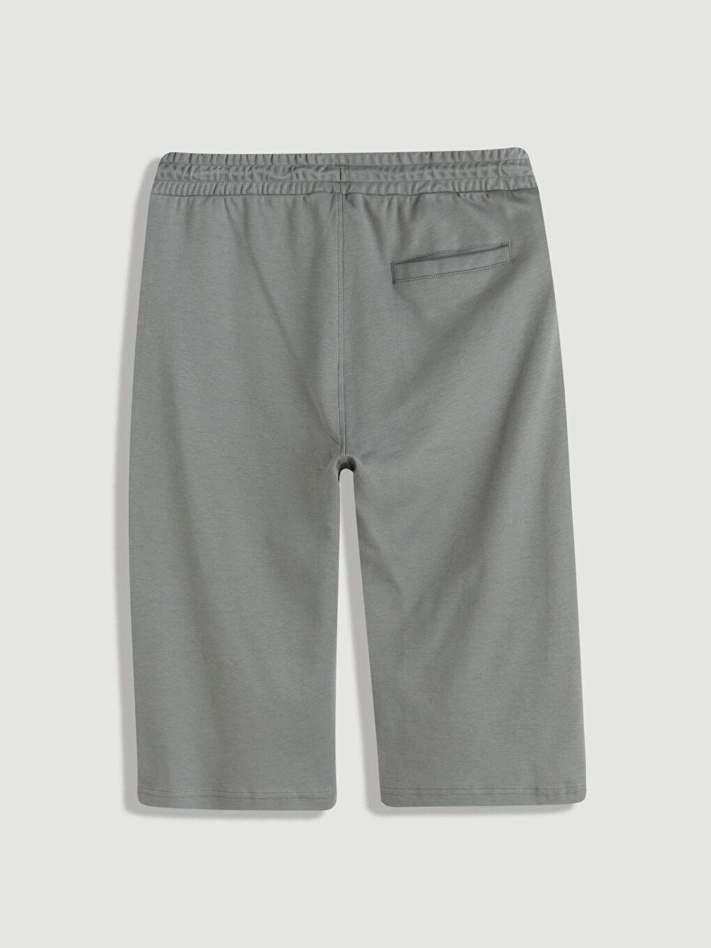 Haki Standart Kalıp Erkek Şort-5