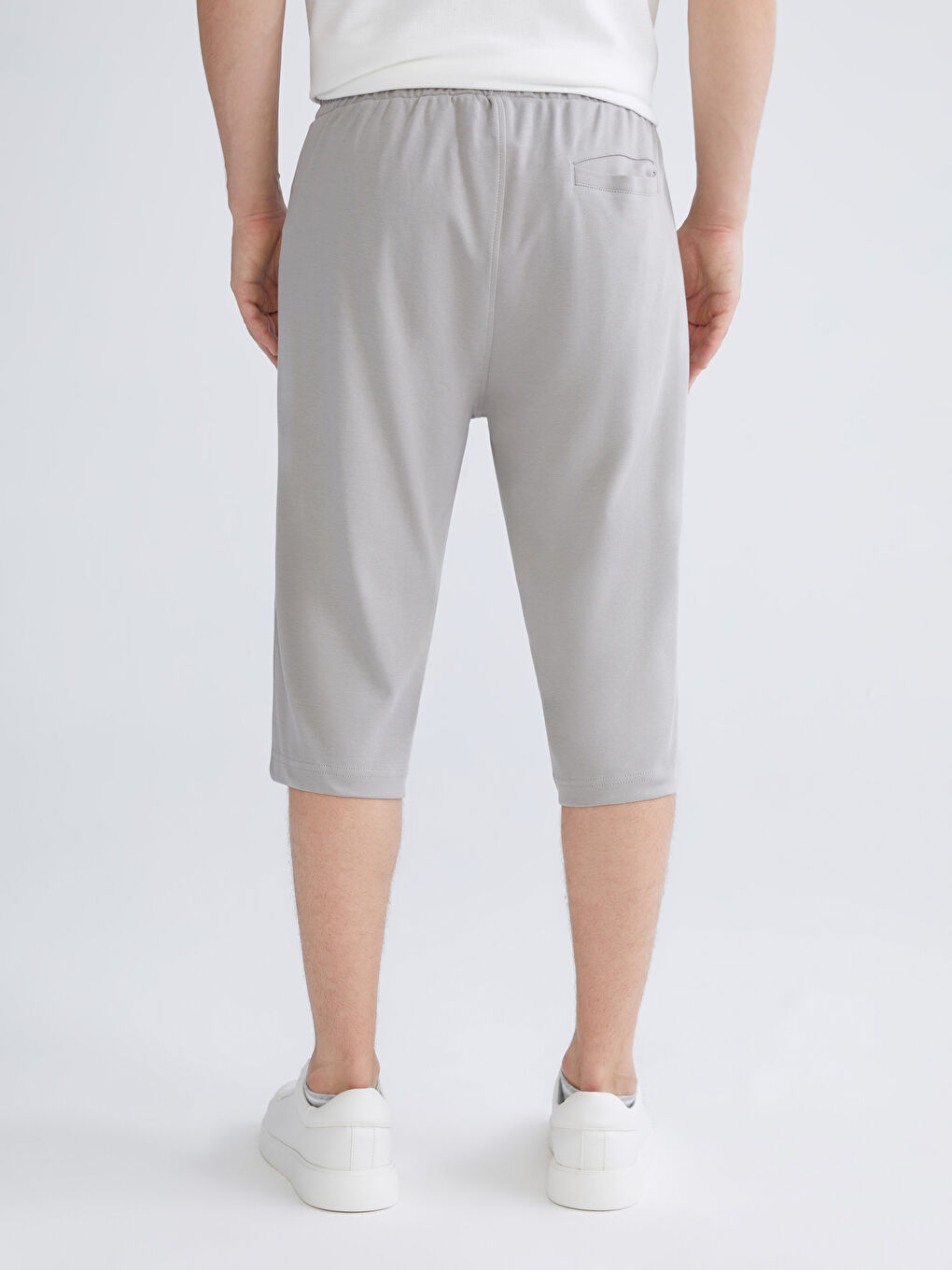 Gri Standart Kalıp Erkek Şort-3